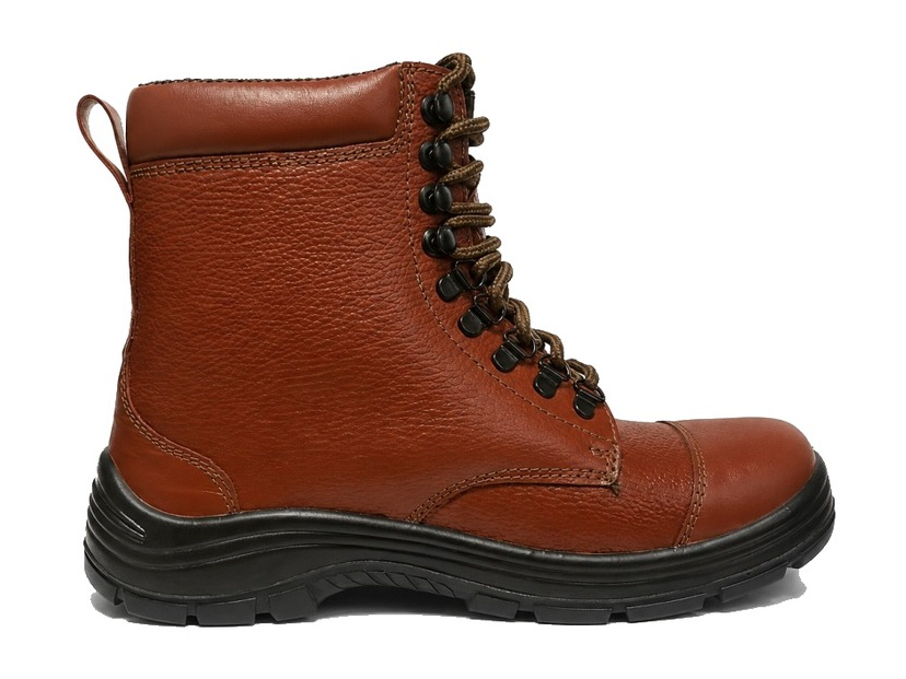 SICURA tan high-ankle military combat boot